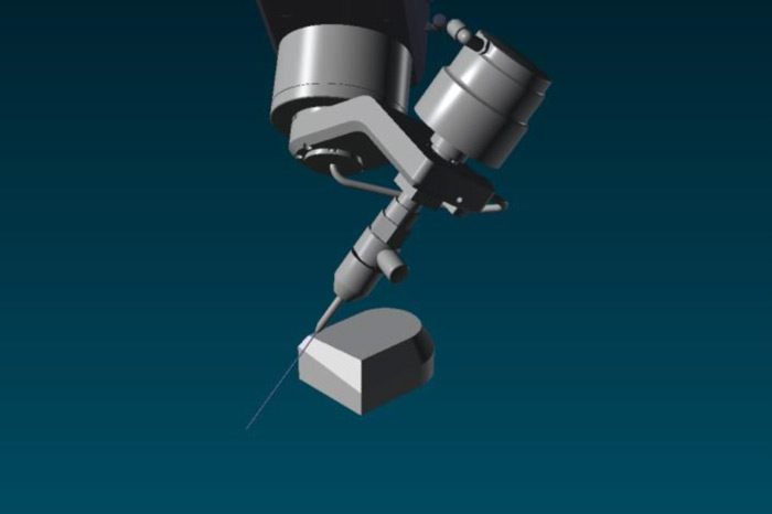 5-Achsen-Schneiden Fasenschneiden von 2D-Geometrie und 3D-Modellen in IGEMS.