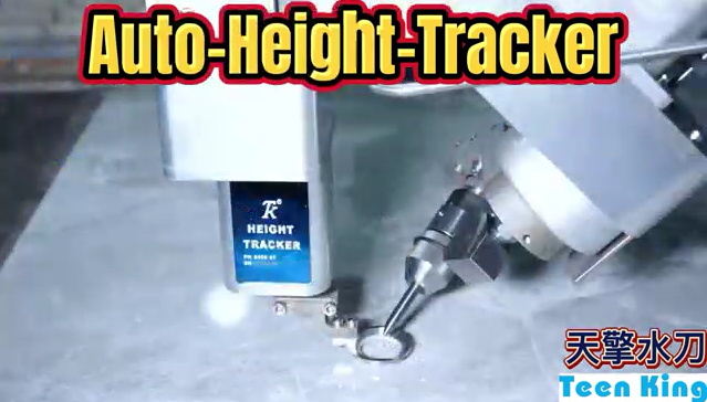 Auto follows height detection tracking device